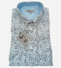 Chemise manches courtes motifs fleuris bleus. homme. Bande Originale